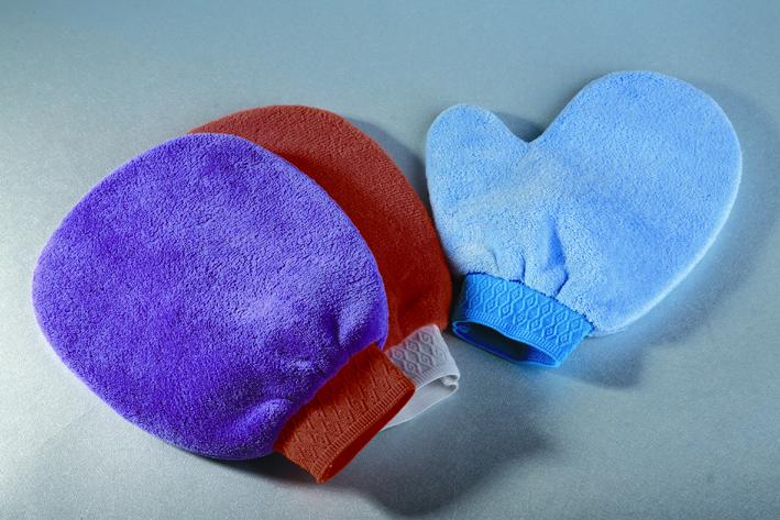 Microfiber Coral Mitt